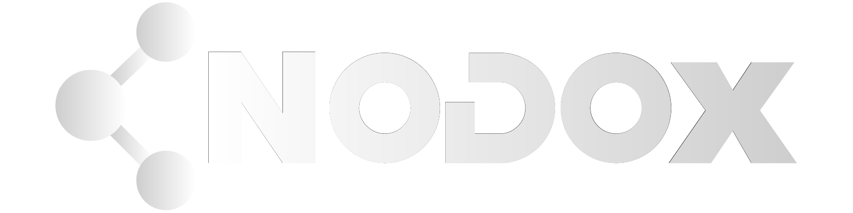 Nodox logo blanco